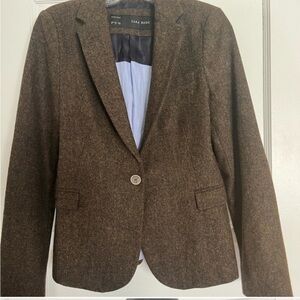 Zara Classic Brown Women's Blazer
